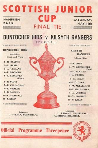 1955 Cup Final Programme