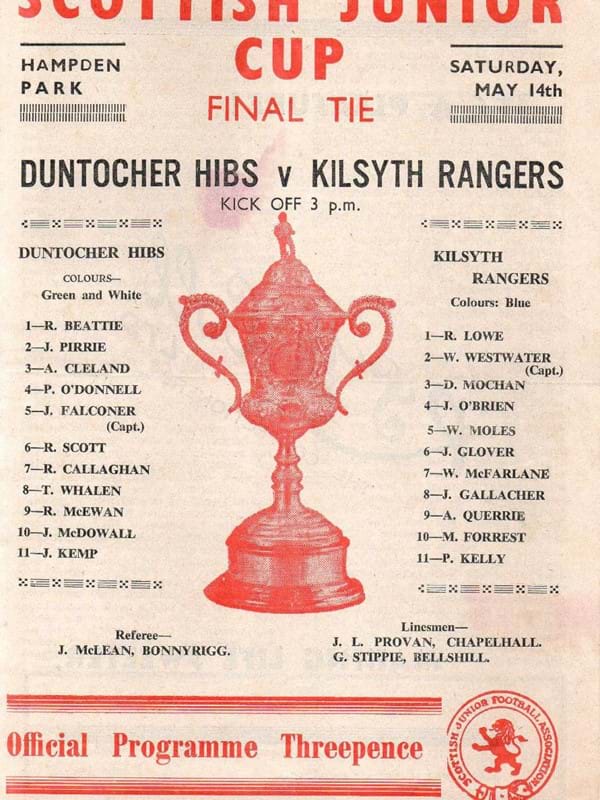 1955 Cup Final Programme