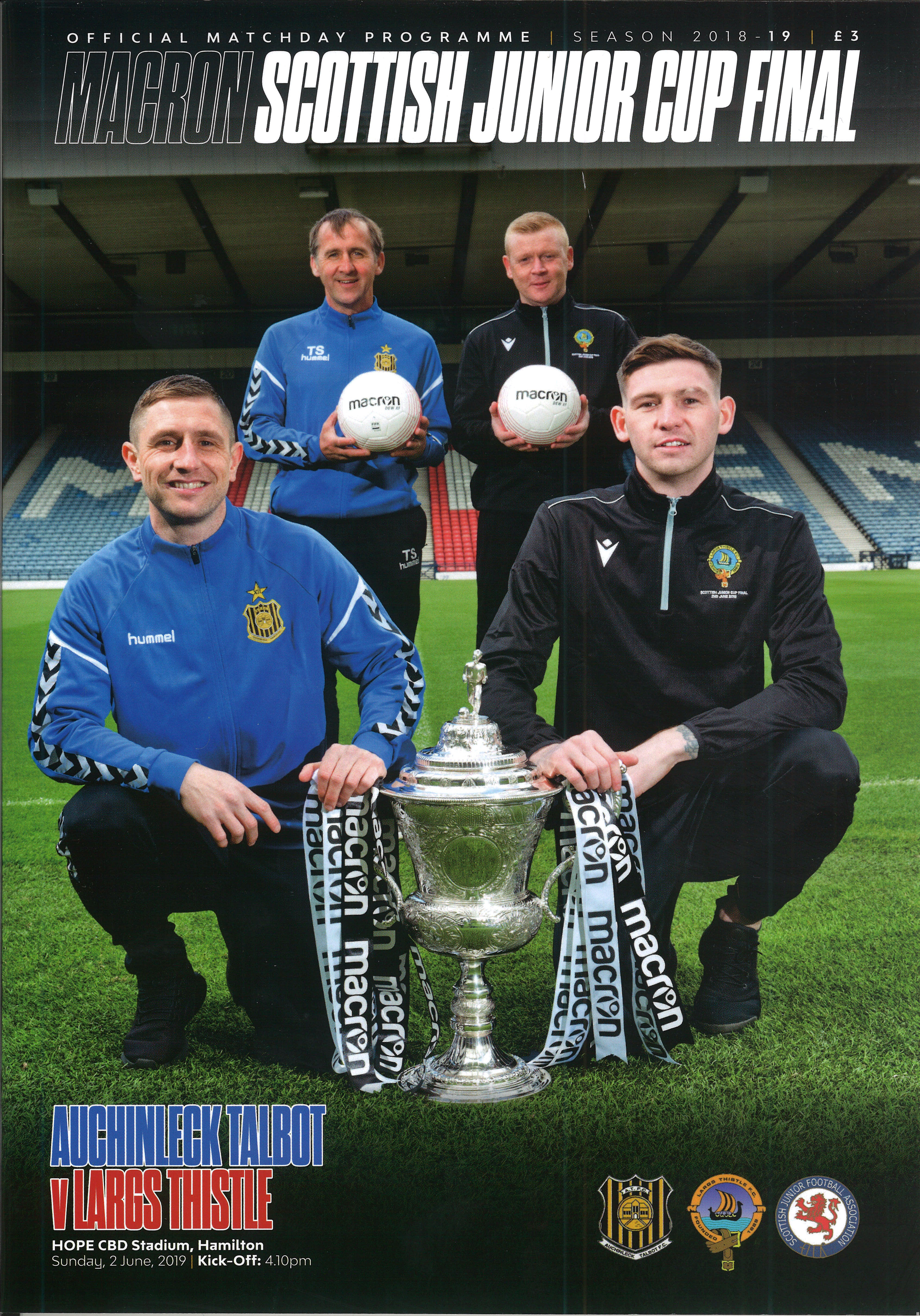 Scottish Junior Cup Finals 2010 2019